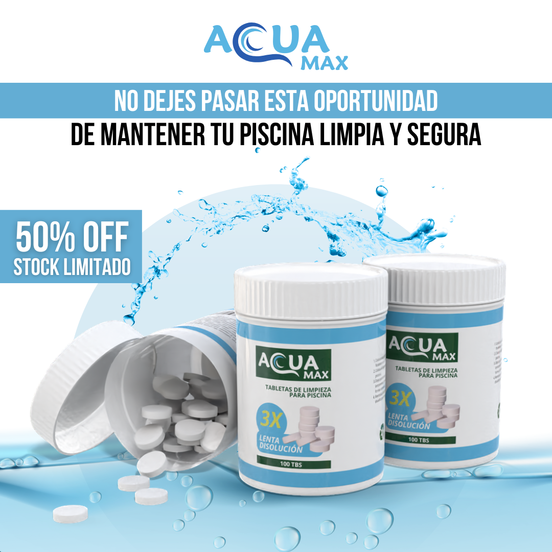 AQUAMAX ™ - Agua limpia, fácil y segura al instante
