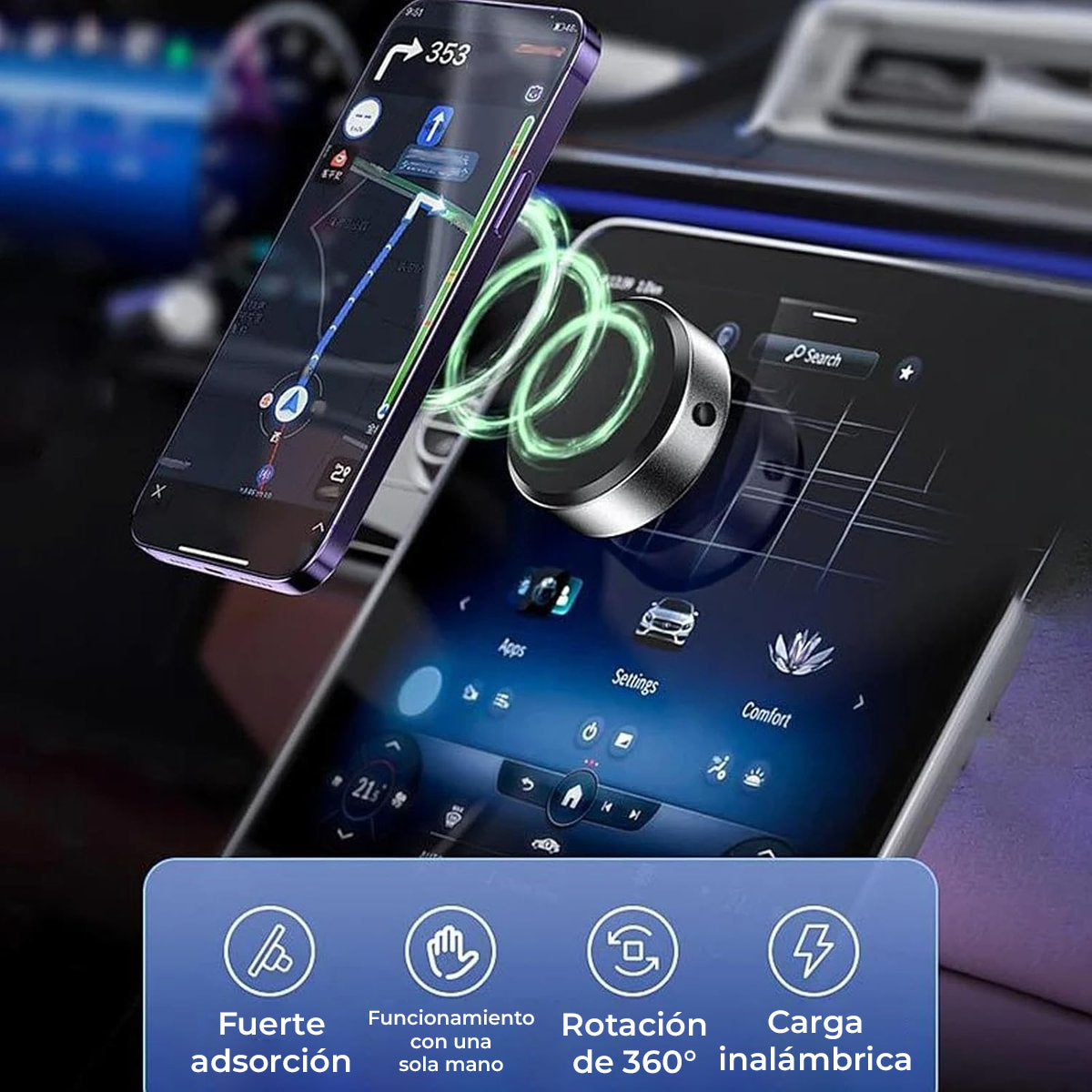 UltraHold™ - Soporte inteligente para teléfonos