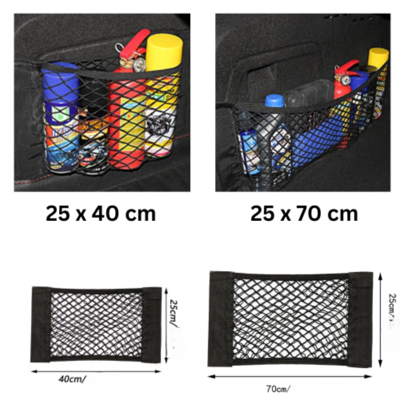 TidyRide™ - Organizador con malla elástica para maletera de autos