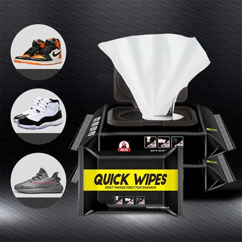 QuickWipes™ - TOALLITAS LIMPIADORAS INSTANTÁNEAS PARA ZAPATILLAS
