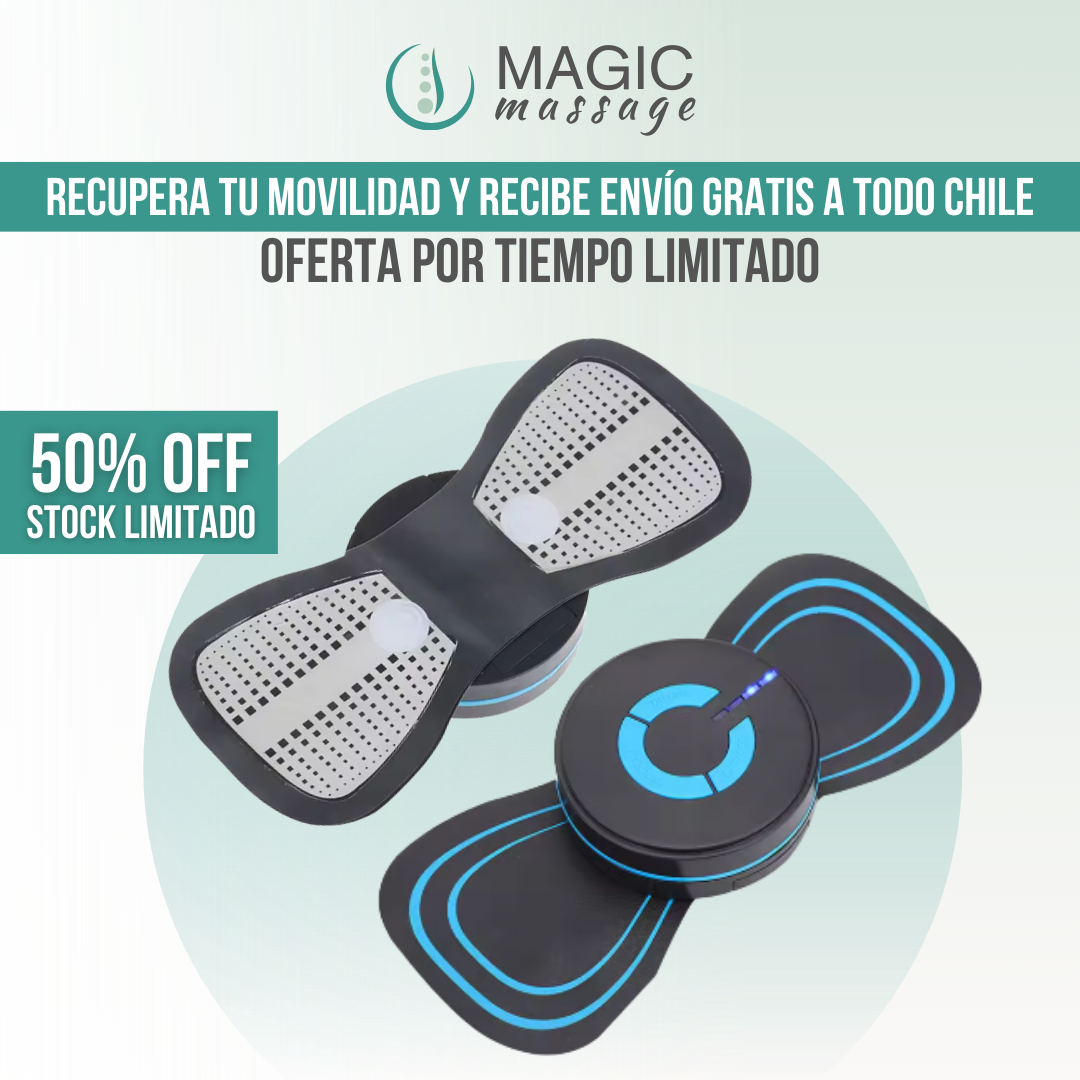 Magic Massage™ - Alivio donde estés, sin cables y sin complicaciones