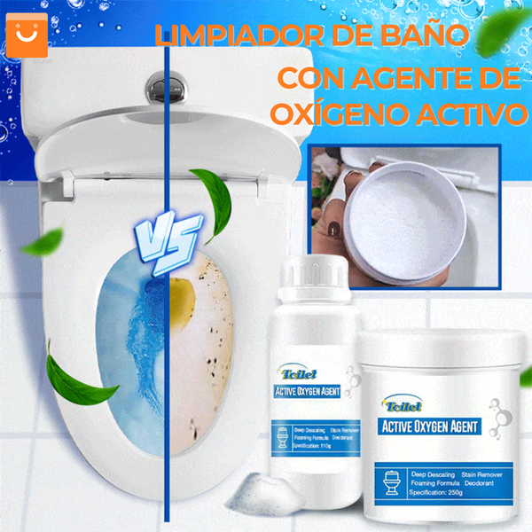 CleanToilet™ - Limpiador con agente de oxígeno activo