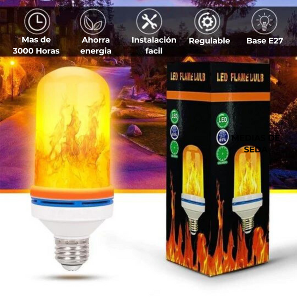 Flame™ - Luz LED con efecto de llama | Oferta Exclusiva 2x1