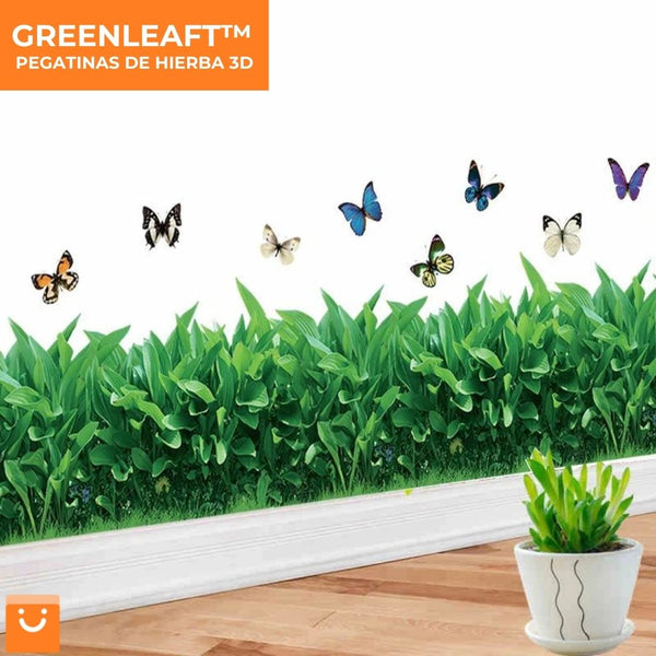 GREENLEAFT™ - PEGATINAS DE HIERBA 3D