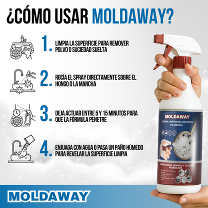 MoldAway™ - El moho se va, la limpieza queda