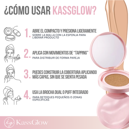 KassGlow™ - Tu piel perfecta, hidratada y radiante, en un solo toque