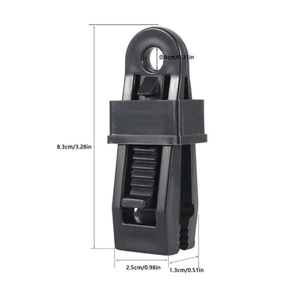 Safeblock™ - 10 garradorres con bloqueo resistente para lona y tela de sombra