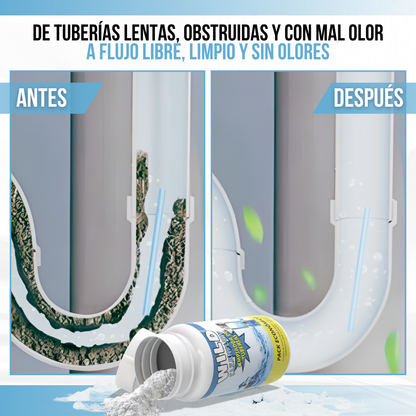 Wild Cleanflow™ - Desatasca sin esfuerzo. Limpia desde la raíz