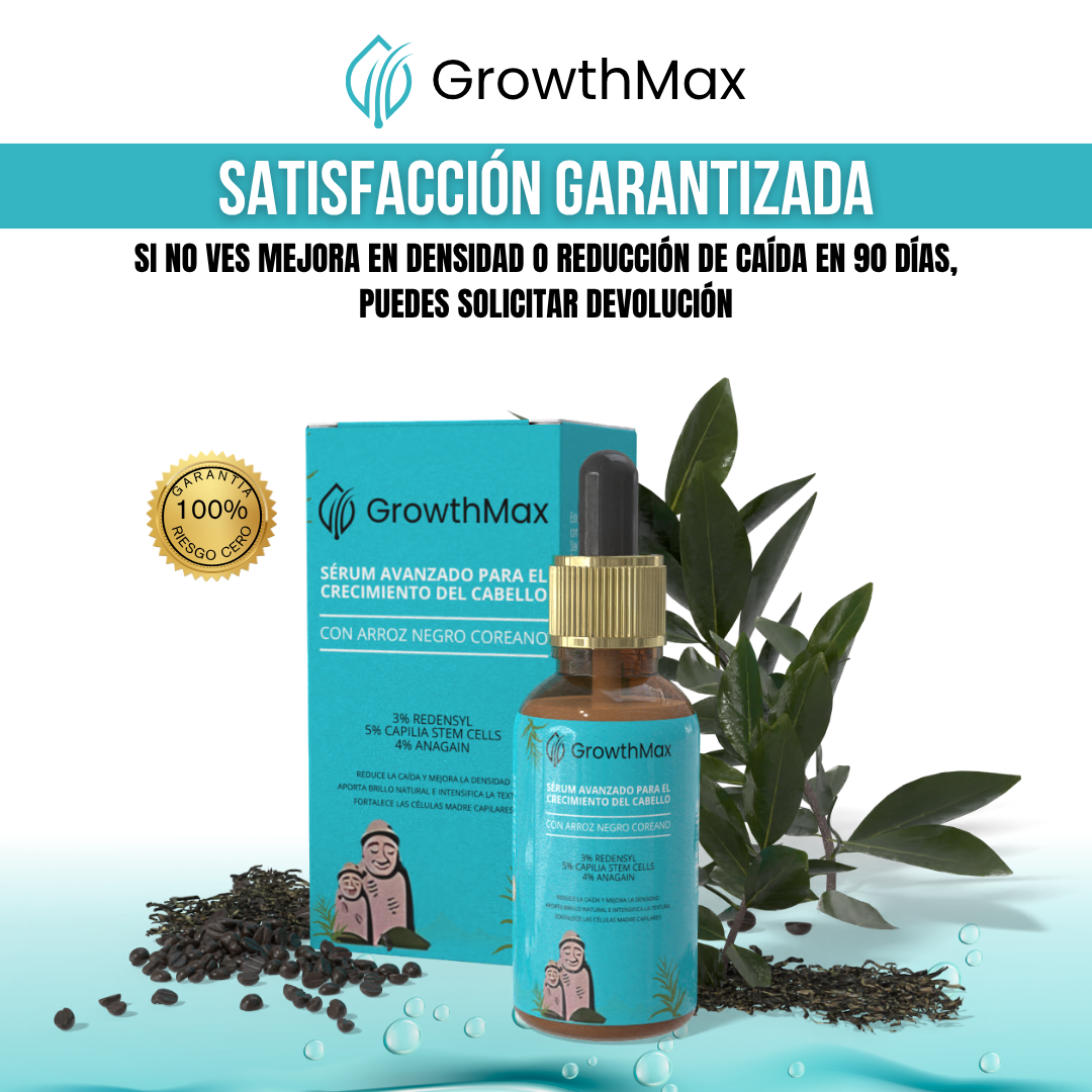 GrowthMax™ - Más crecimiento, menos caída, mejor cabello
