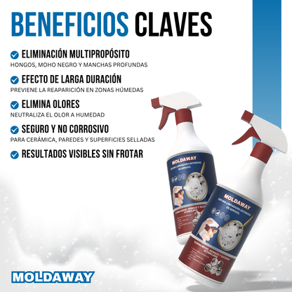 MoldAway™ - El moho se va, la limpieza queda