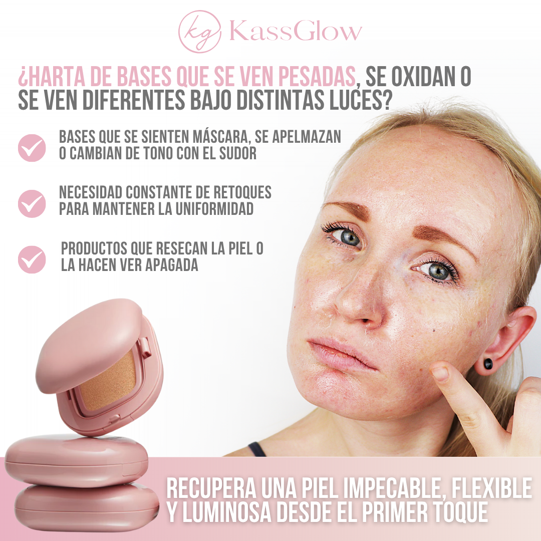 KassGlow™ - Tu piel perfecta, hidratada y radiante, en un solo toque