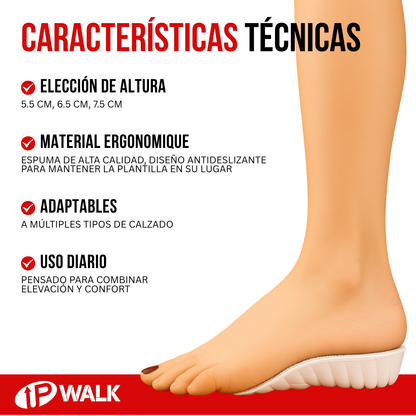 UpWalk™ - más altura, mejor postura y comodidad en cada paso