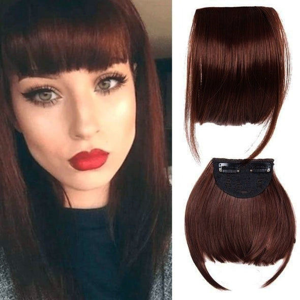 GlamGrip3D™ - Pelucas con extensiones de flequillo
