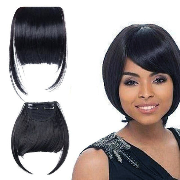 GlamGrip3D™ - Pelucas con extensiones de flequillo