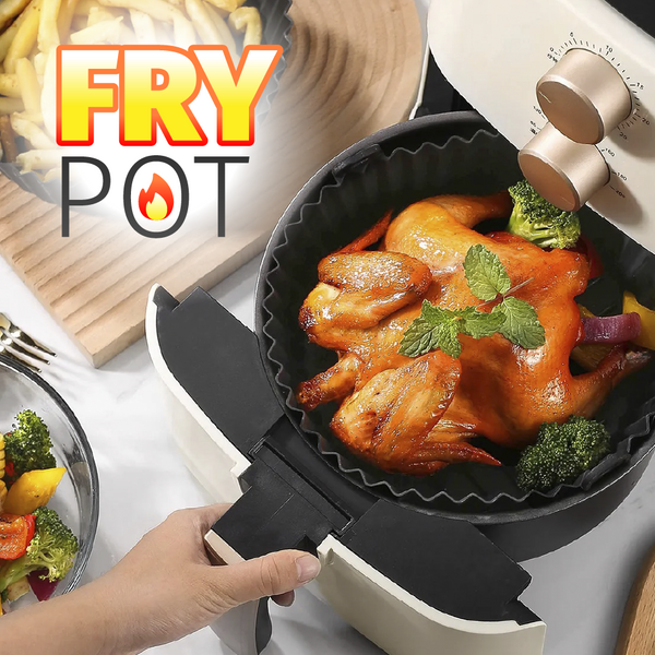 FryPot™ - OLLA DE SILICONA PARA FREIDORA DE AIRE 2 X 1