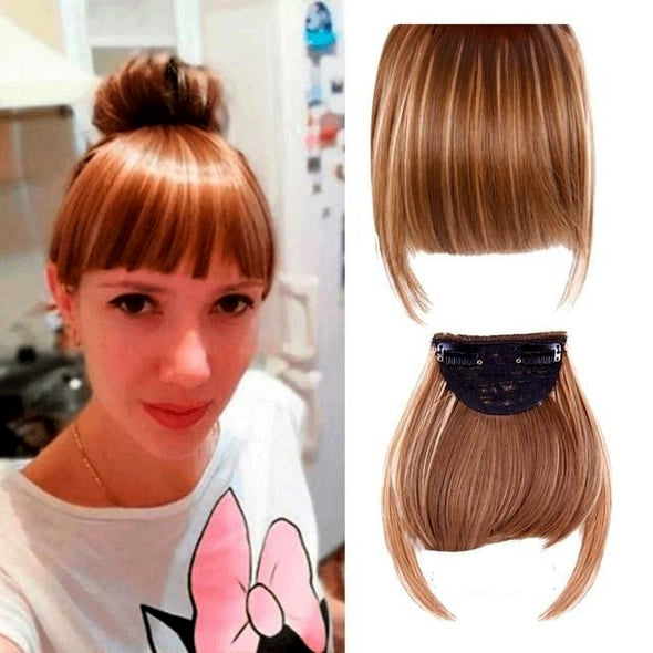GlamGrip3D™ - Pelucas con extensiones de flequillo