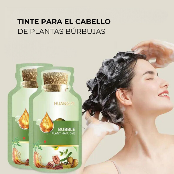 PlantHair™ - Tinte Negro Coreano para el cabello de plantas naturales