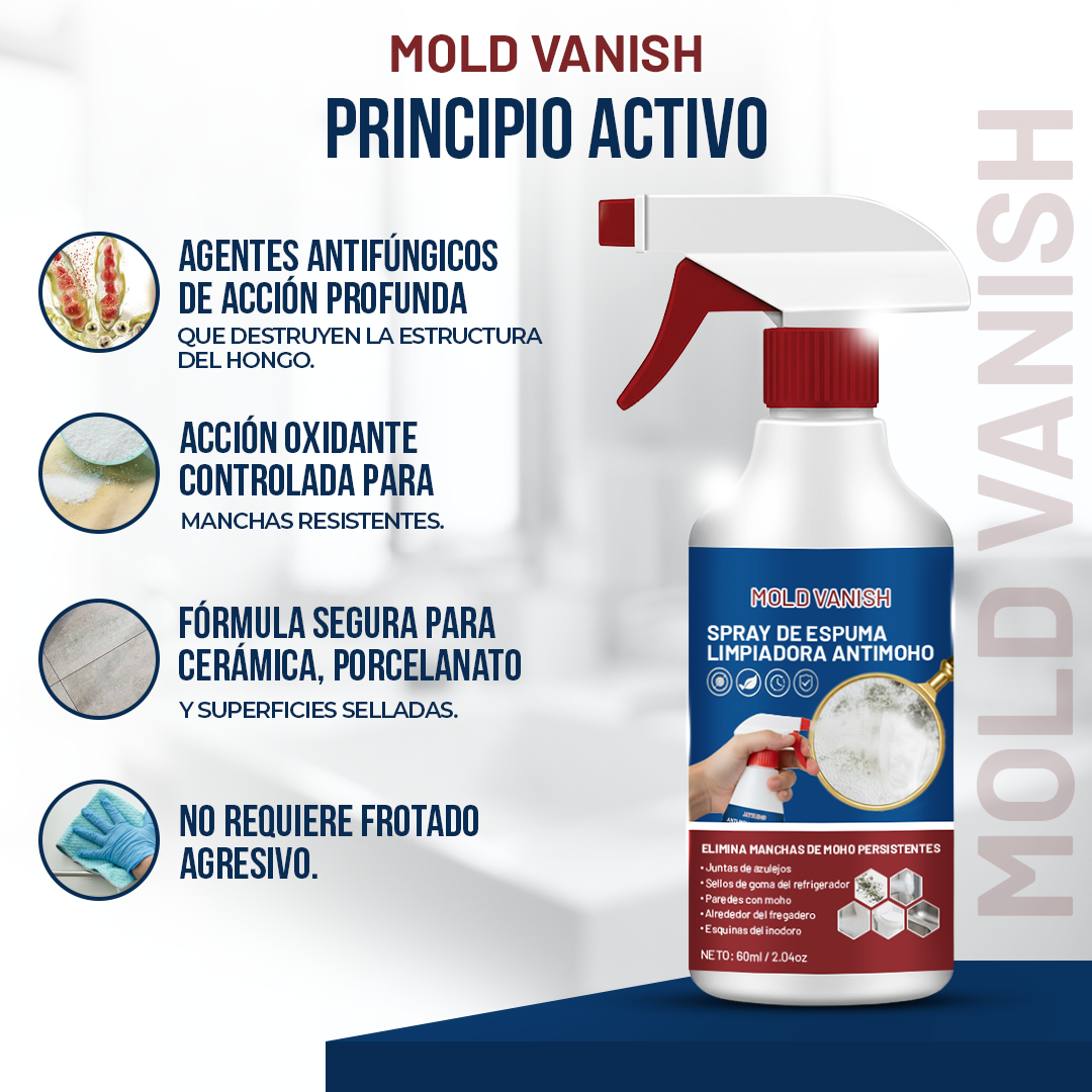 Mold Vanish™ - El moho se va, la limpieza queda.