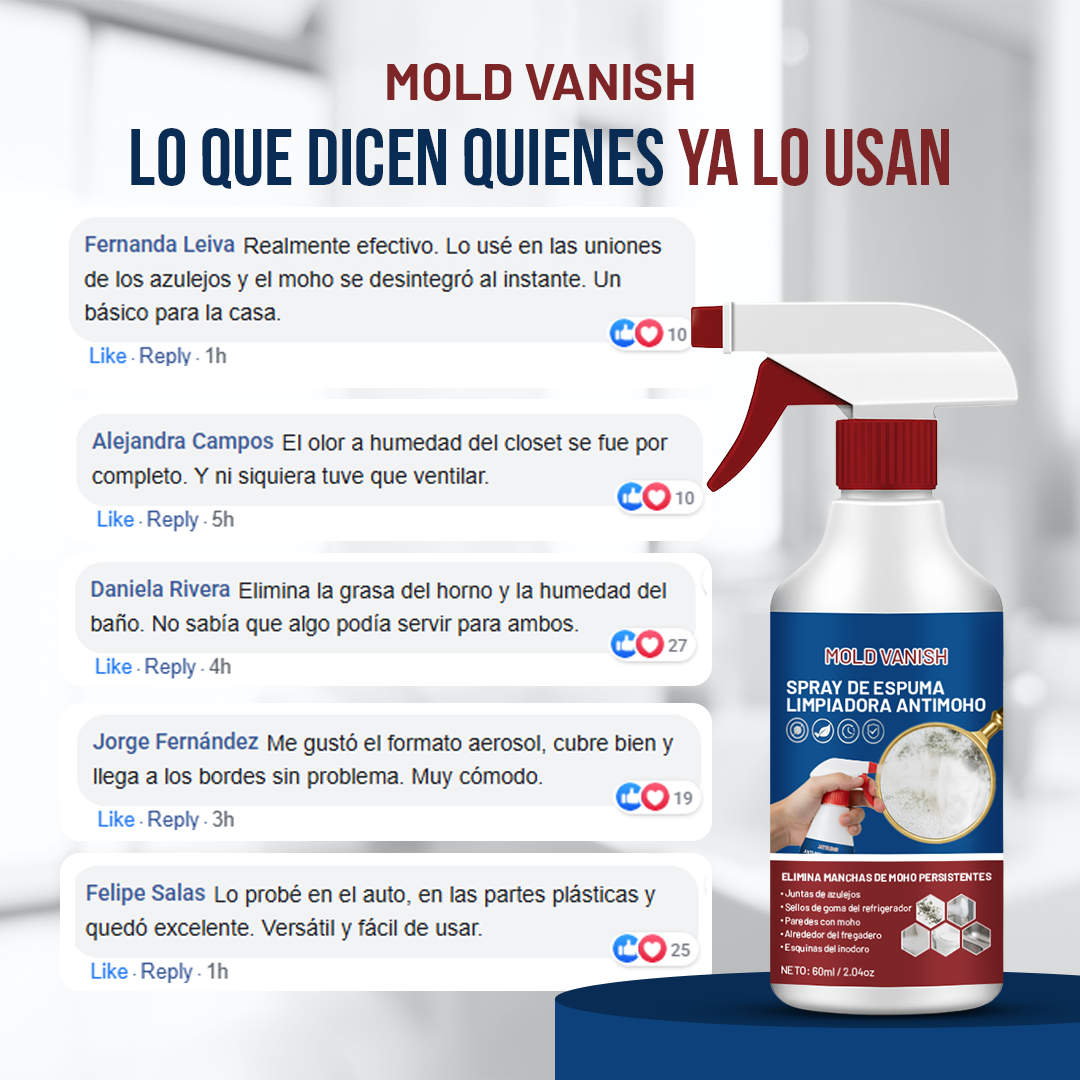Mold Vanish™ - El moho se va, la limpieza queda.