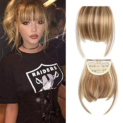 GlamGrip3D™ - Pelucas con extensiones de flequillo