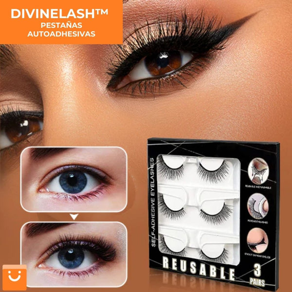 DIVINELASH™ - PESTAÑAS AUTOADHESIVAS REUTILIZABLES COMPRE 1 Y OBTENGA 1 GRATIS