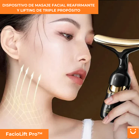 FacioLift Pro™ - DISPOSITIVO DE MASAJE FACIAL REAFIRMANTE Y LIFTING DE TRIPLE PROPÓSITO