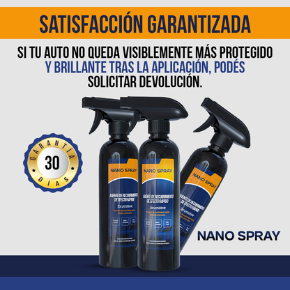 Nano Spray™ - Brillo espejo en minutos, protección por meses.