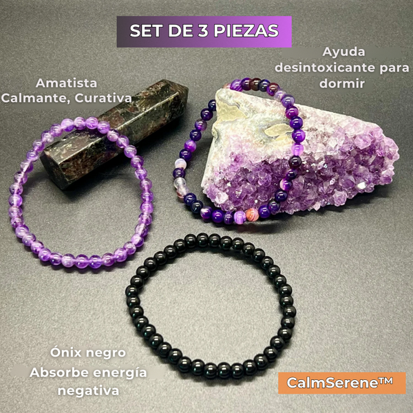 CalmSerene™ -  PULSERAS SET DE 3 PIEZAS