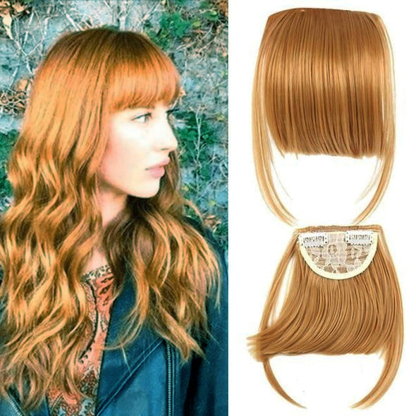 GlamGrip3D™ - Pelucas con extensiones de flequillo