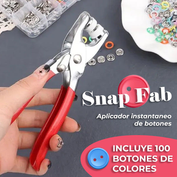 SnapFab™ - Aplicador instantaneo de botones