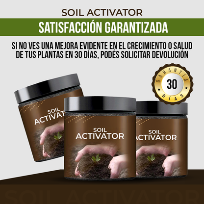 Soil Activator™ - Plantas más fuertes, raíces más vivas.