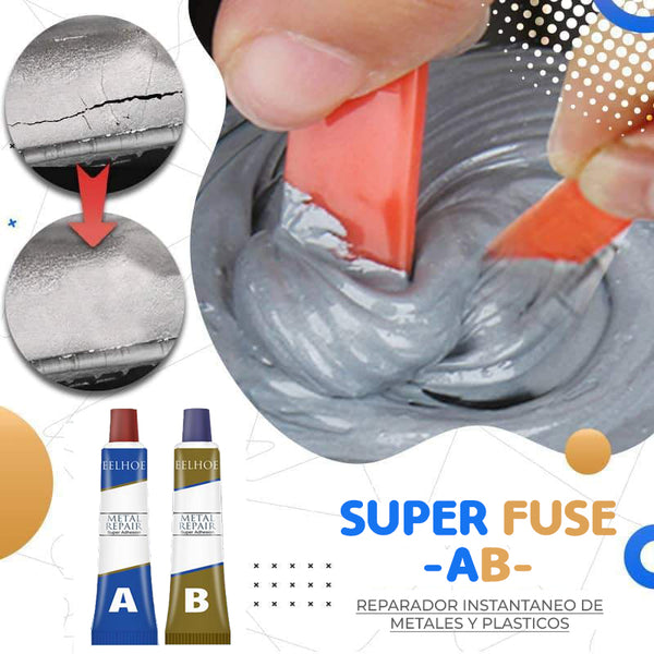 SuperFuseAB™ - Reparador instantaneo de metales y plasticos