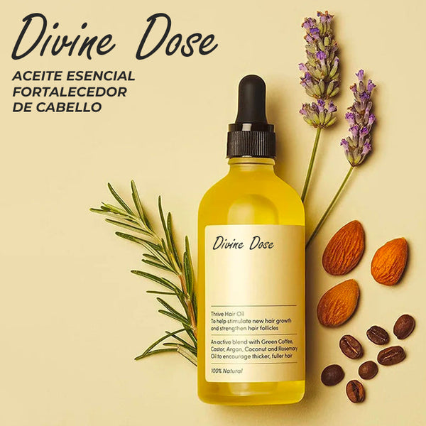 DivineDose™ - Aceite esencial fortalecedor de cabello