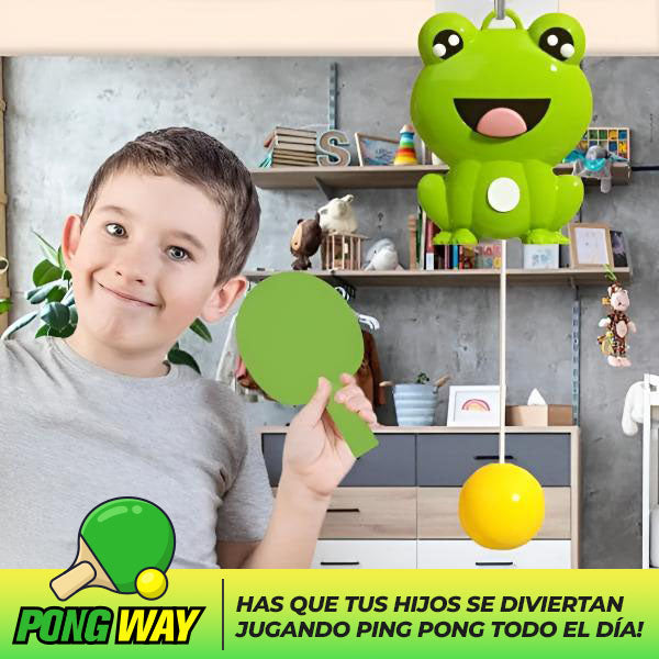 PongWay™ - Entrenador infantil de ping pong
