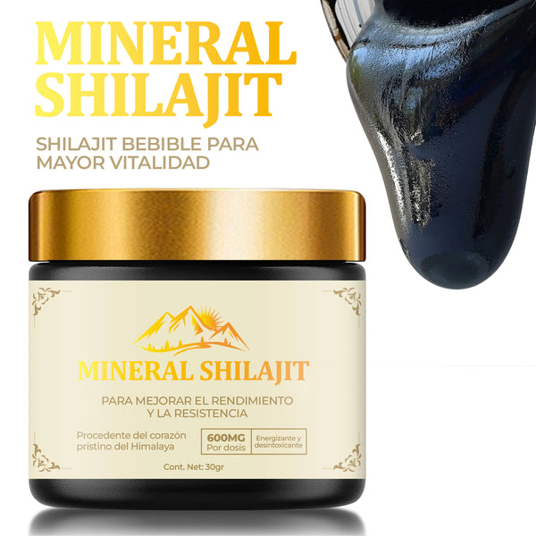 MineralShilajit™ - Shilajit bebible para mayor vitalidad